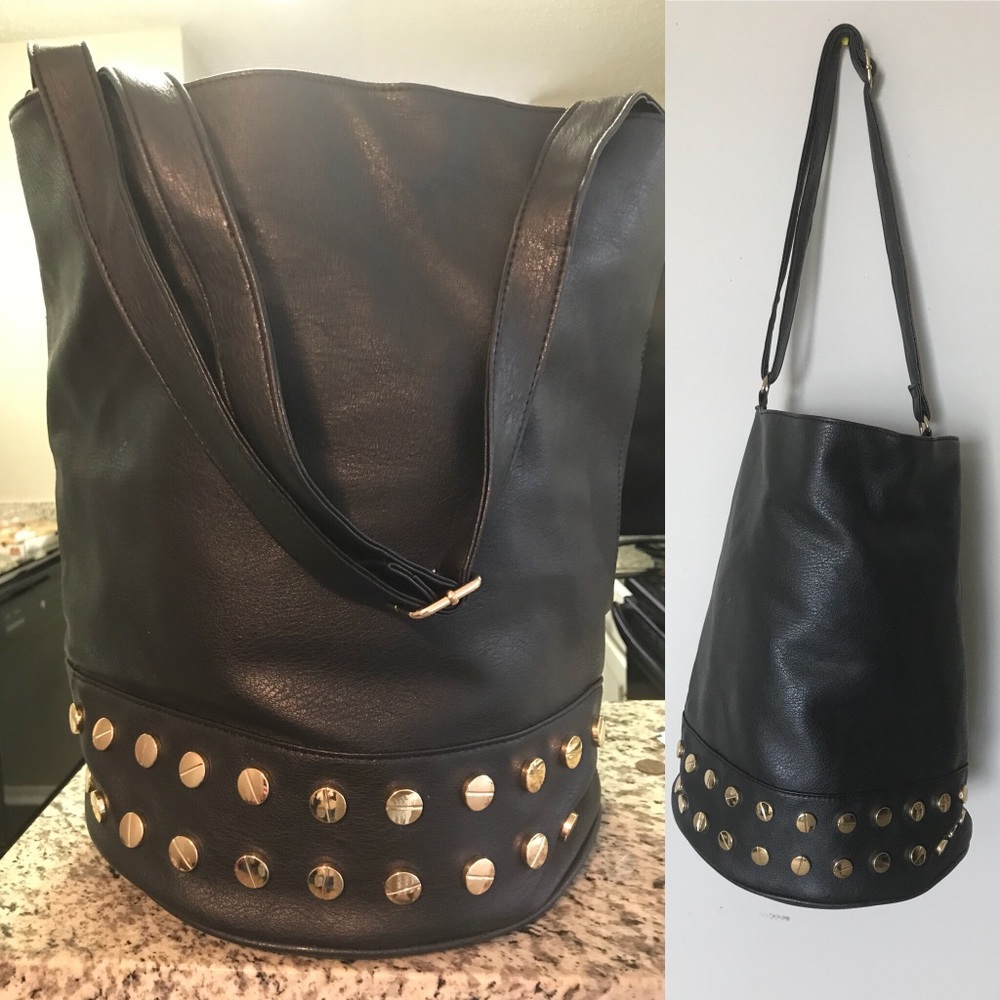 Black Studded Bag